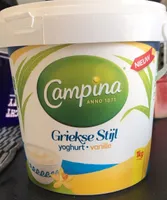 Griekse Stijl yoghurt vanille