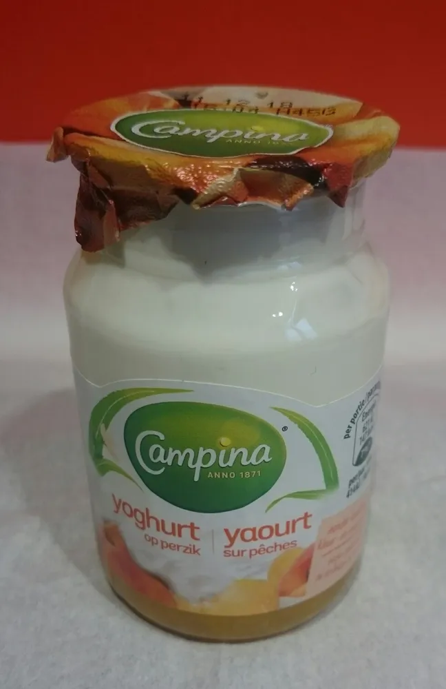 Campina Yoghurt Op Perzik (150 G)