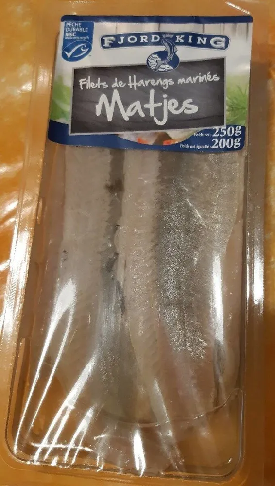 Filets de harengs marinés Matjes