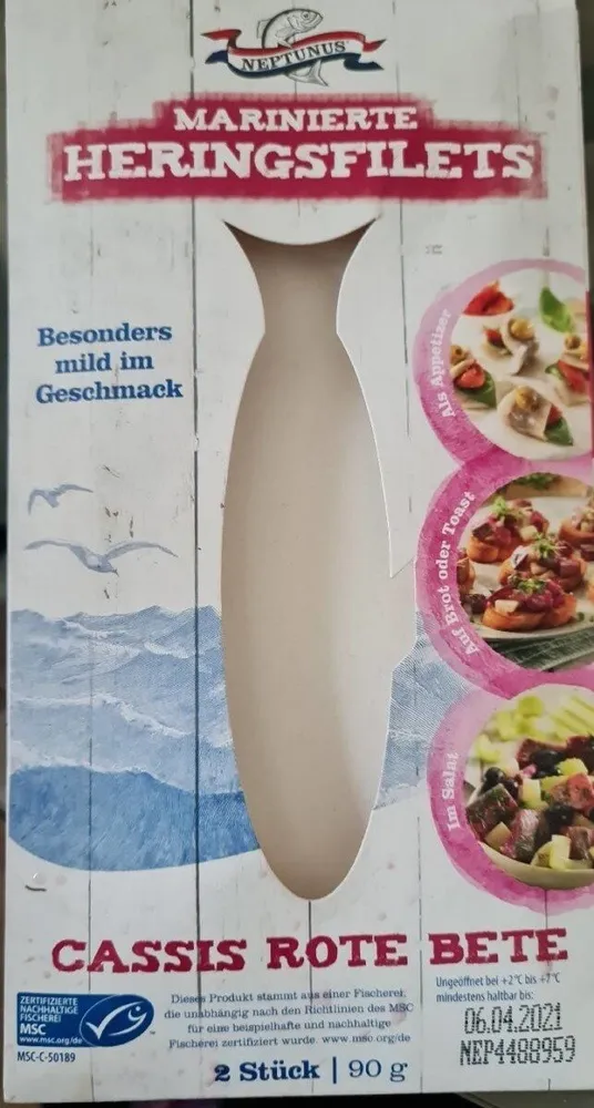 Marinierte Heringsfilets