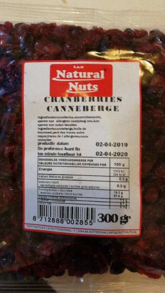 Cranberries Canneberges