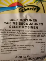 Raisins secs jaunes