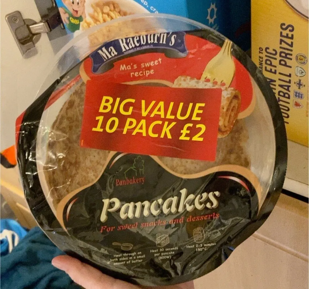 Ma Raeburns pancakes