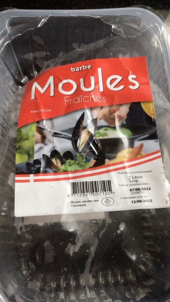 Moules fraîches