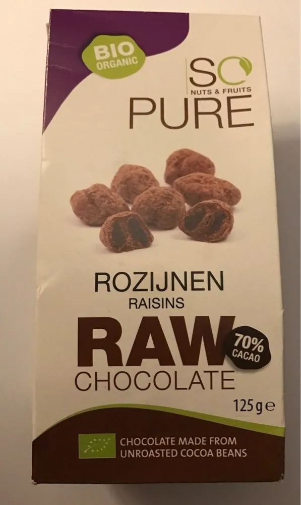 Raisins Raw Chocolate