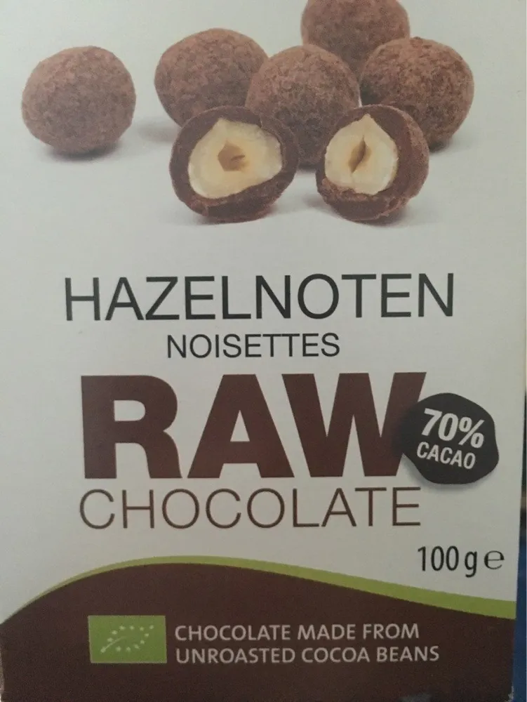 Noisettes raw chocolate