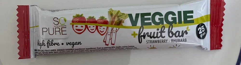 Veggie fruit bar