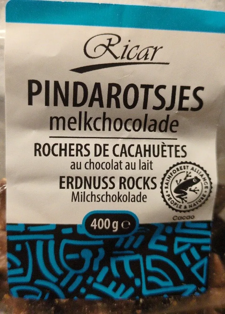 PINDAROTSJES melkchocolade