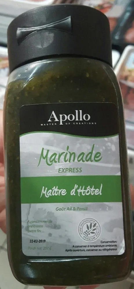 Marinade express maître d'hôtel