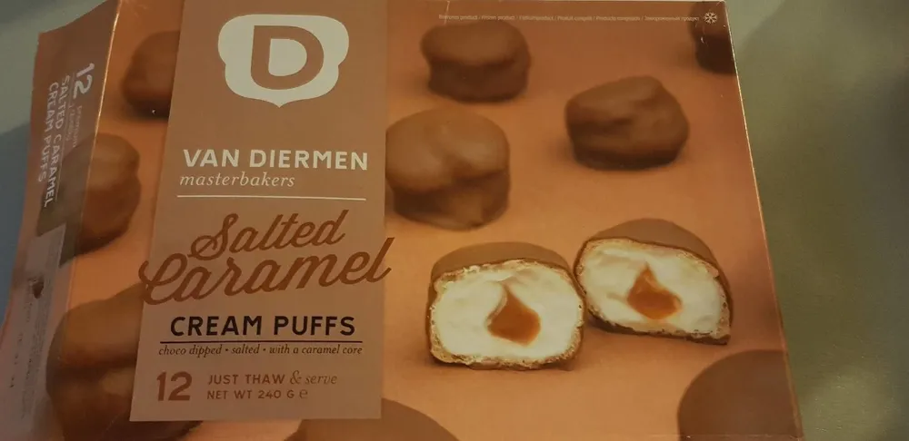 Salted Caramel Cream Puffs