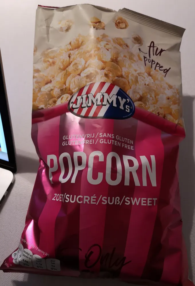 Pop-corn sucré sans gluten