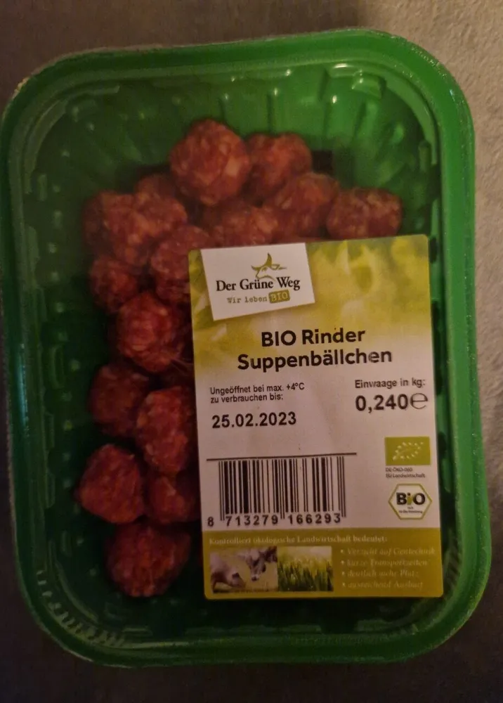 Bio RinderSuppenbällchen