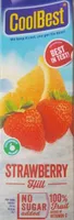 Jus de fruit fraise orange