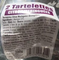 2 tartelettes citron meringuées