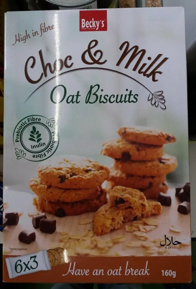 Choc & milk Oat Biscuits