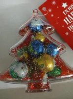 Boules de Noël avec chocolat