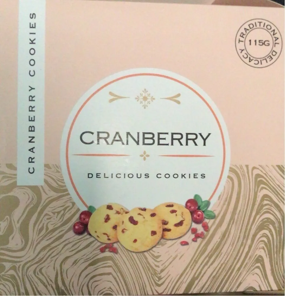 Cranberry cookies