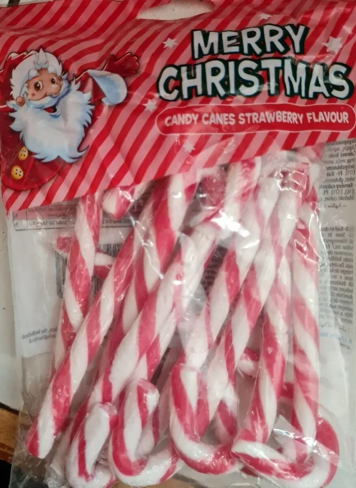 Candy canes strawberry flavour