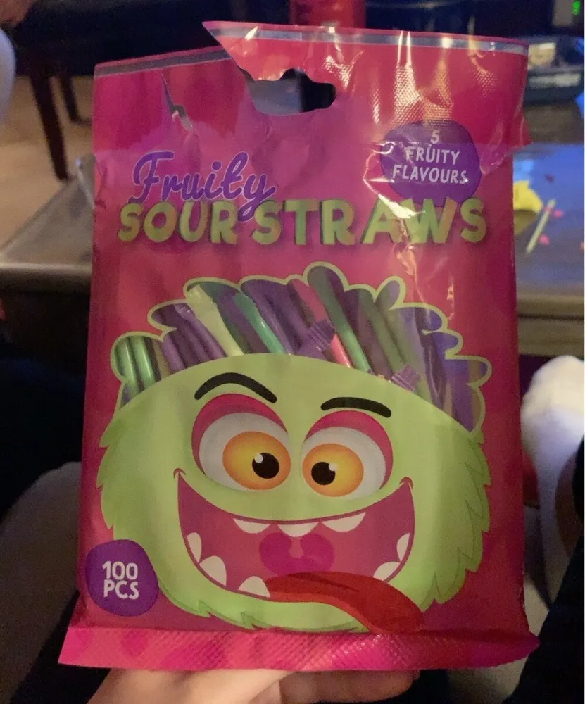 Fruity Sour Straws