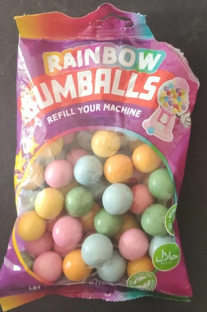 Rainbow gumballs