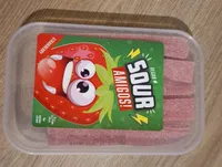 VEGAN SOUR AMIGOS! STEX STRAWBERRY HALAL حلال REUS