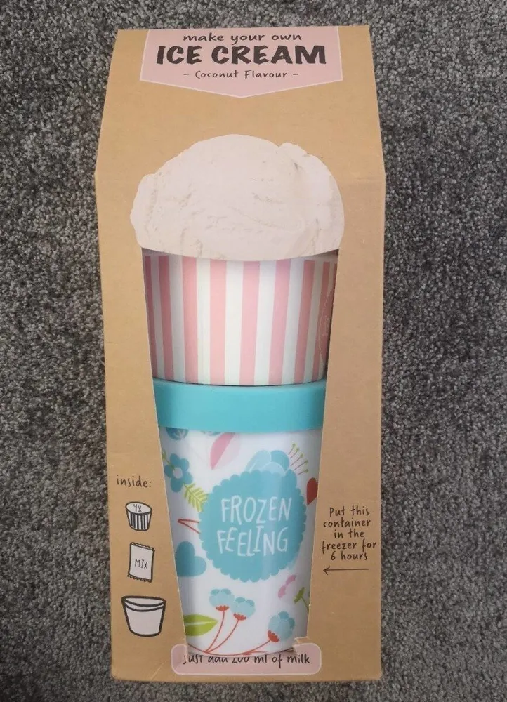 Make you own ice cream - Coconut flavour