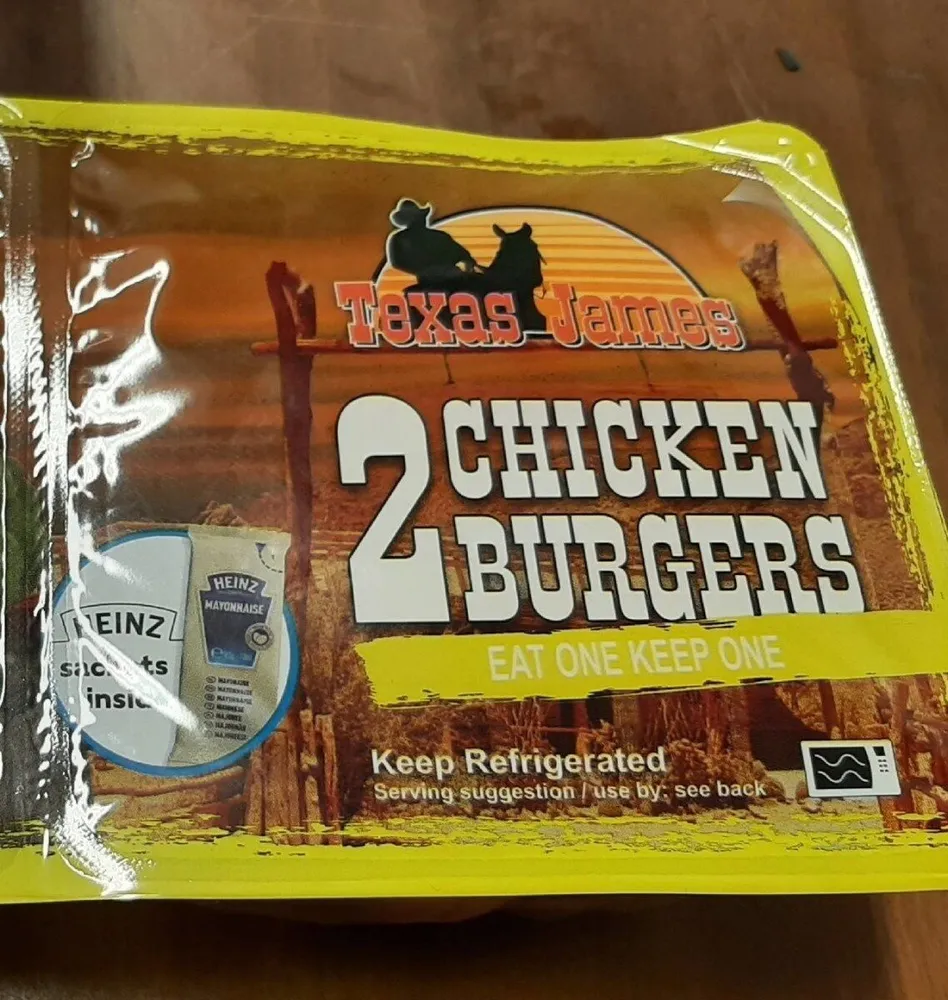 Texas James chiken burger