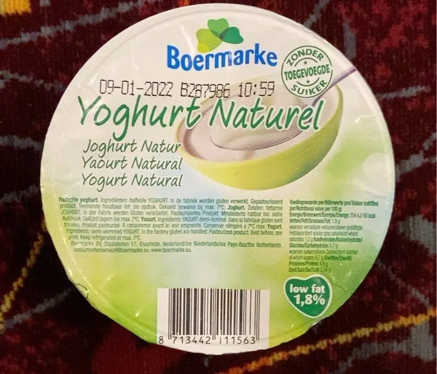 Yoghurt naturel
