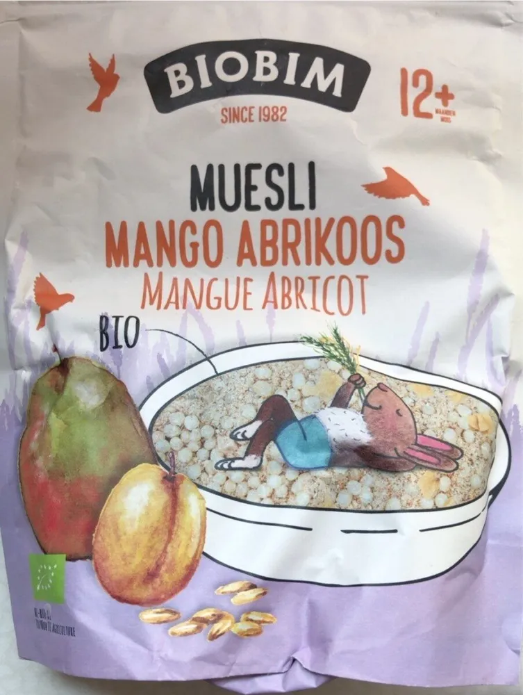 Muesli mangue abricot
