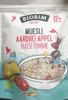 Muesli aardbei appel