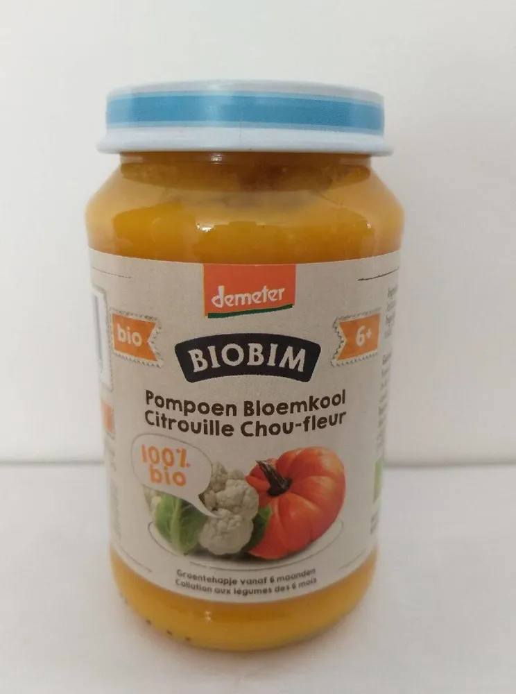 Biobim Citrouille Chou-fleur 6mois+
