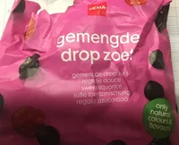 HEMA gemengde drop zoet gemengde drop zoet régliss