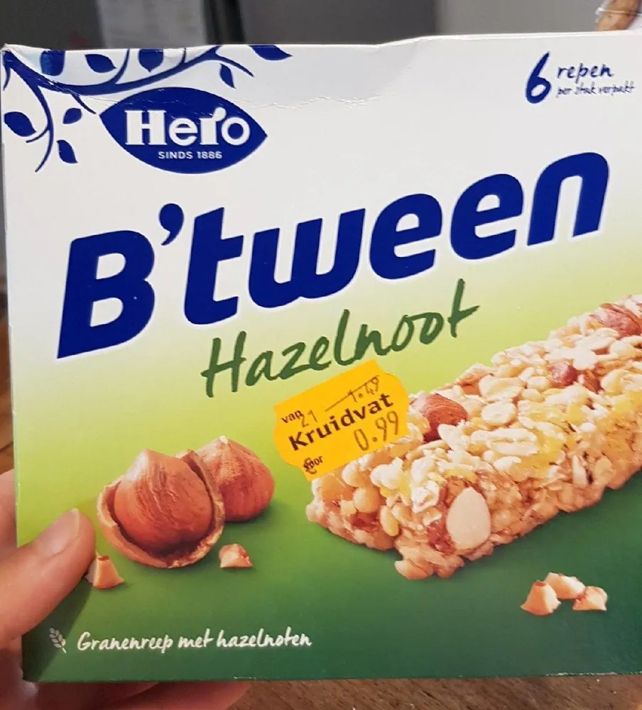Btween hazelnoot