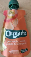 Babyfood: just apple, sweet potato & pineapple