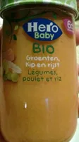Légumes, poulet et riz