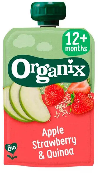 Just apple, strawberry & quinoa