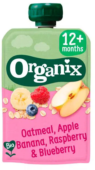Oatmeal, Apple, Banana, Rasberry, Blueberry