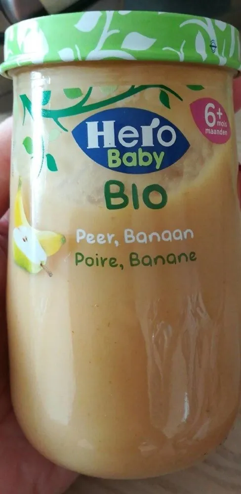 Hero Baby bio poire, banane