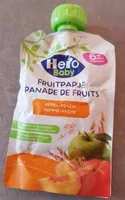 Panade de fruit pomme pêche