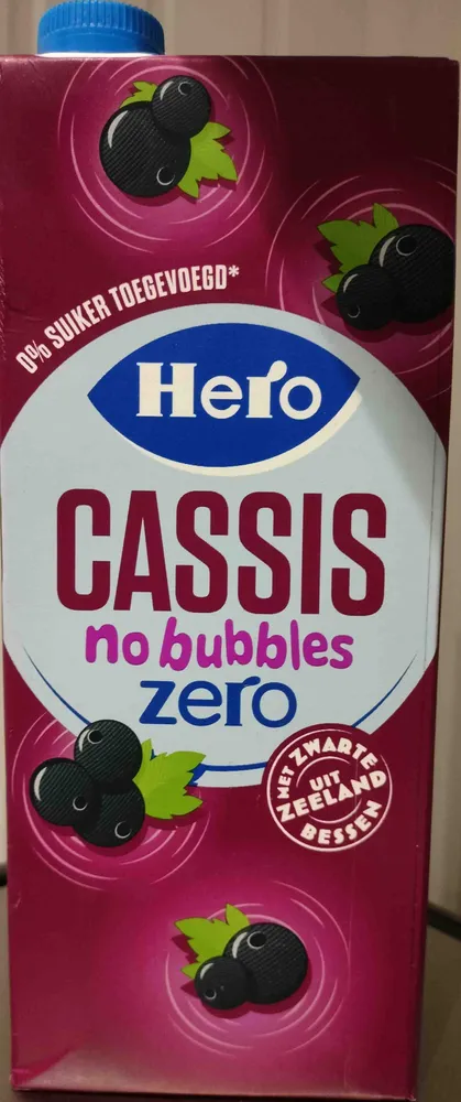 Cassis no bubbles zero