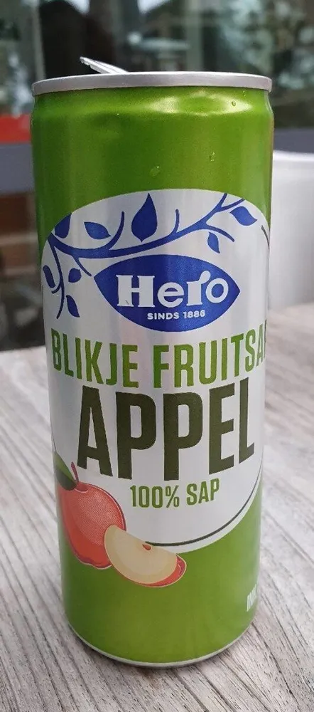 Blikje fruitsap appel