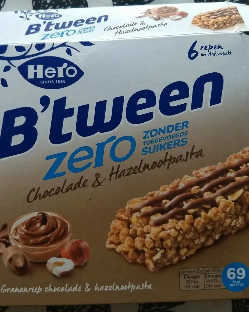 B'tween zero chocolade &hazelnoot