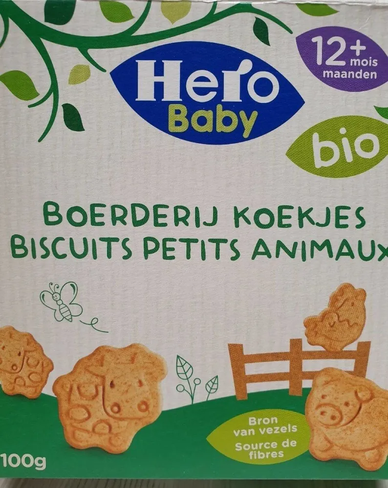 Hero Baby Biscuits petits animaux Bio
