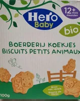 Hero Baby Biscuits petits animaux Bio