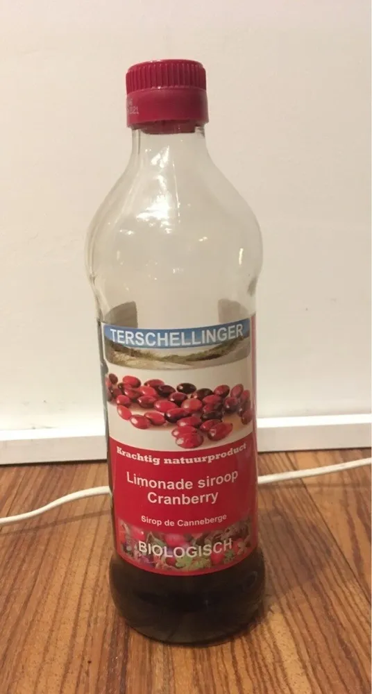 Sirop limonade cranberry