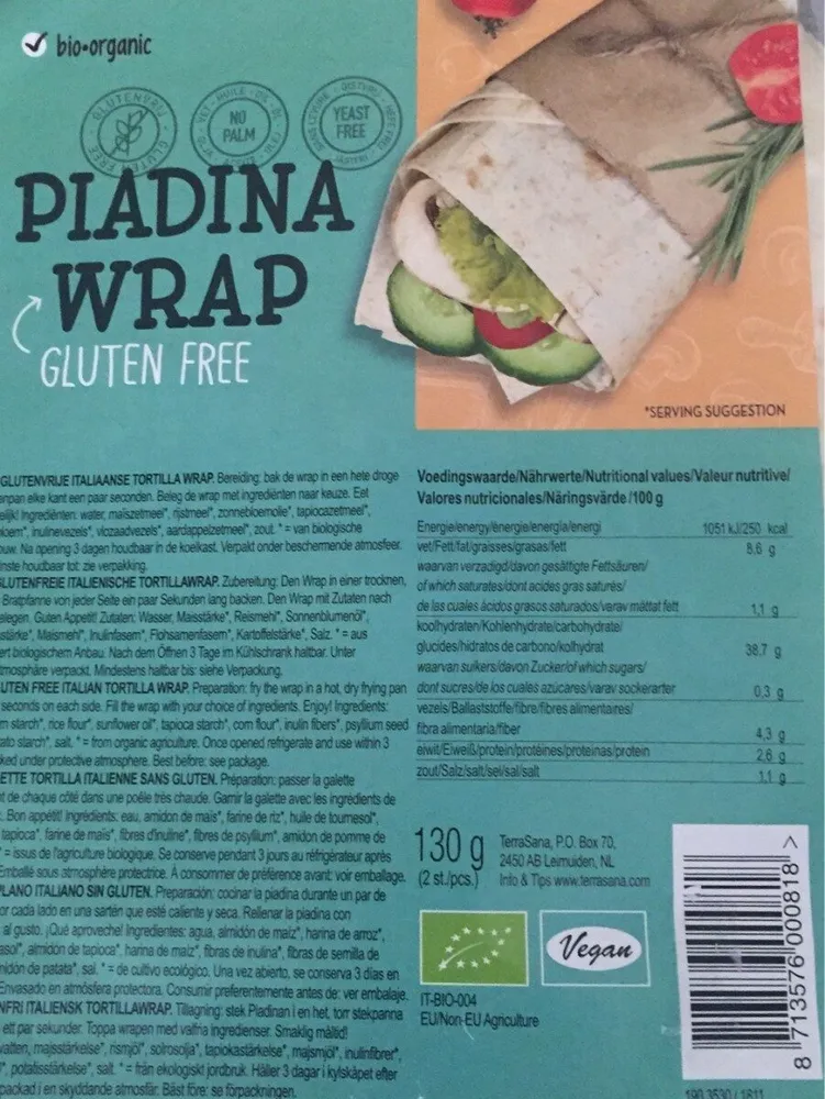 Piadina wrap