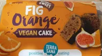 Fig orange vegan cake