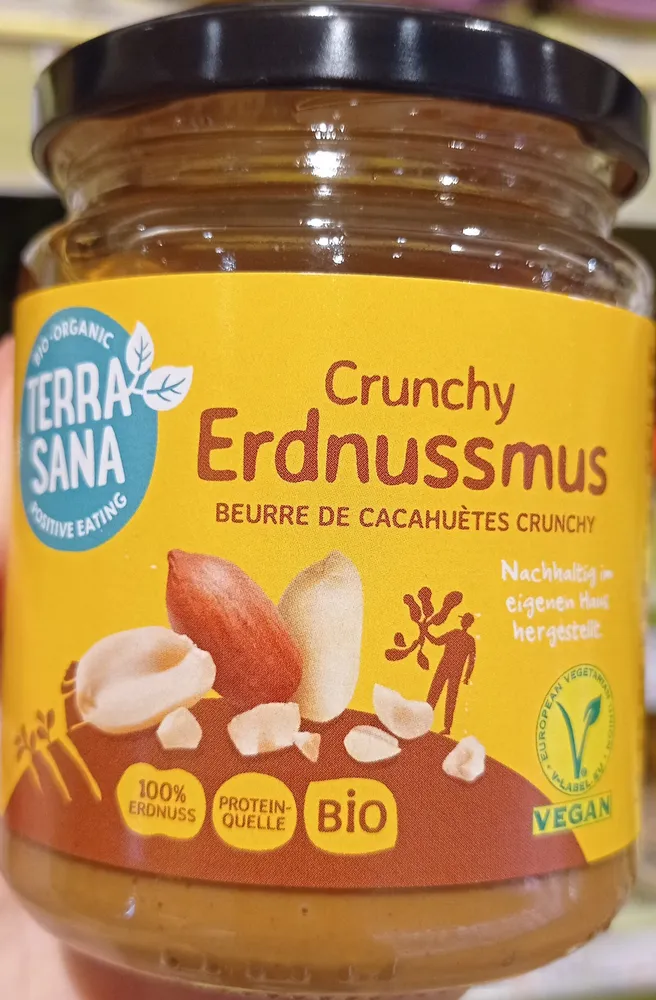 Crunchy Erdnussmus