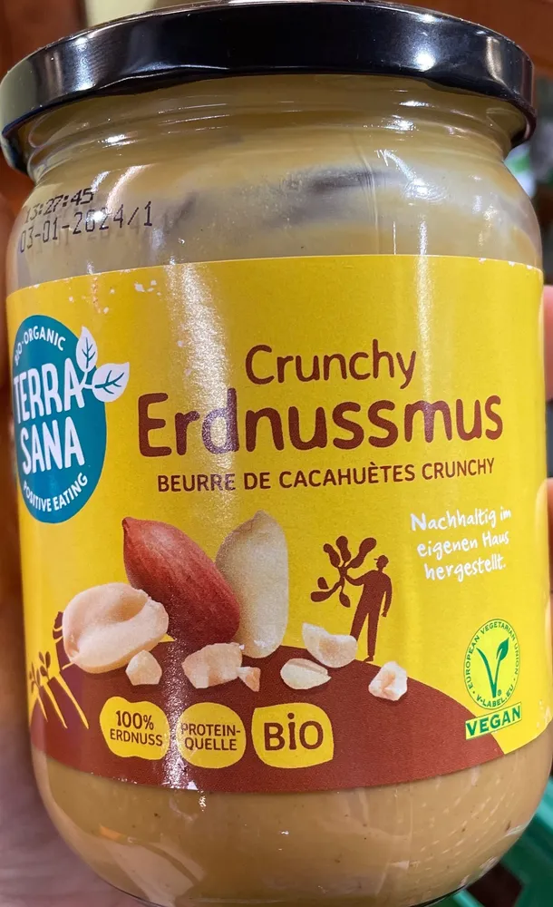 Beurre de cacahuètes crunchy