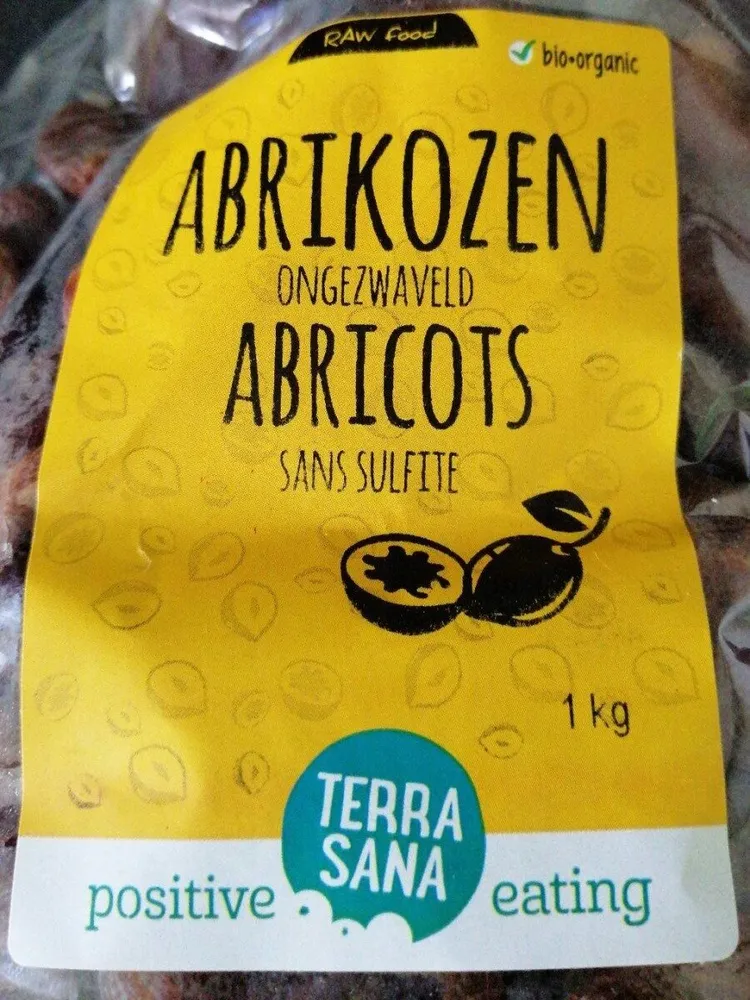 Abricots sèches sans sulfite